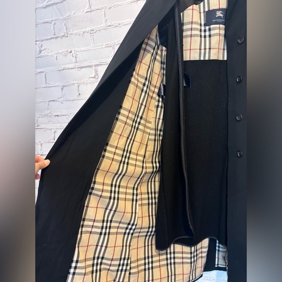 Burberry Long Camden Coat with Removable Interior Zip Vest Size 4 - Picture 4 of 11